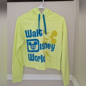 Walt Disney World, Mickey Mouse cropped hooded shirt - small